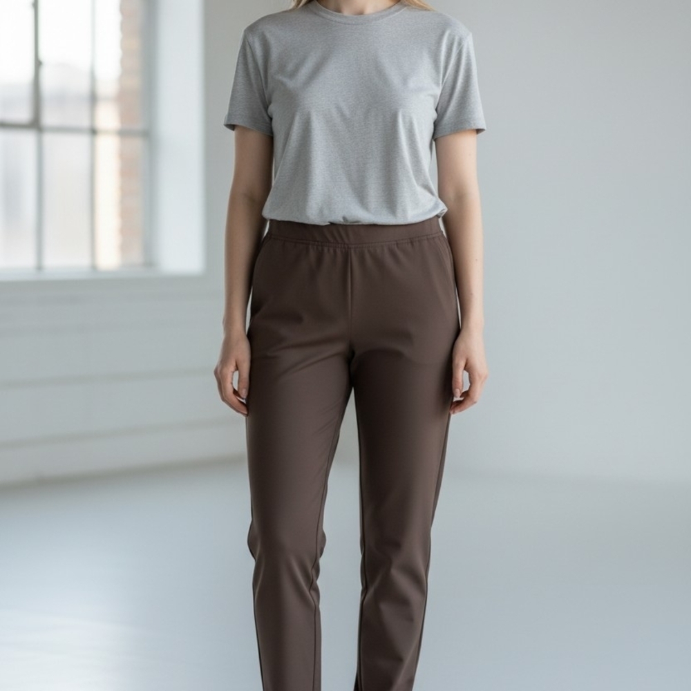 Athleta Brooklyn Women's Taupe  Ankle Pants Size 4